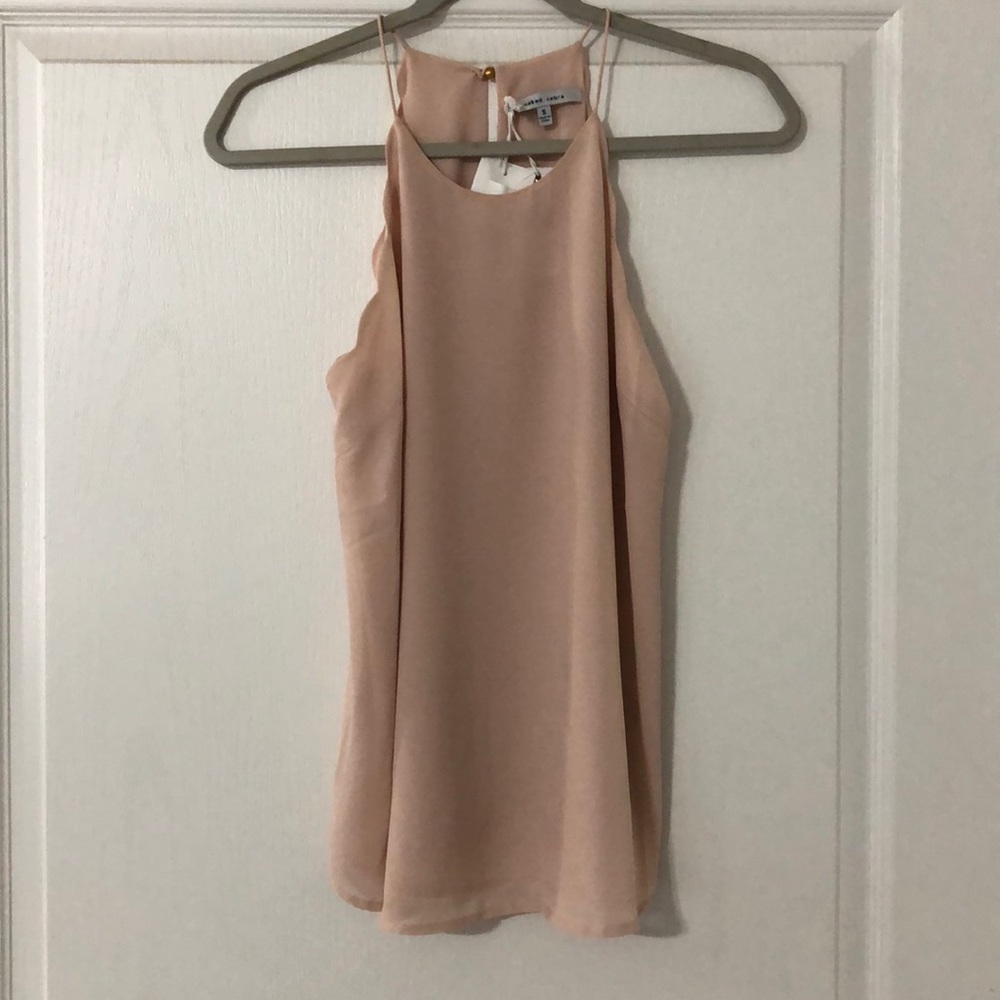 Naked zebra scalloped tank